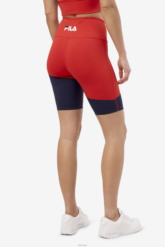 PPH0J1690 vermelho FILA short fila vermelho marley bike
