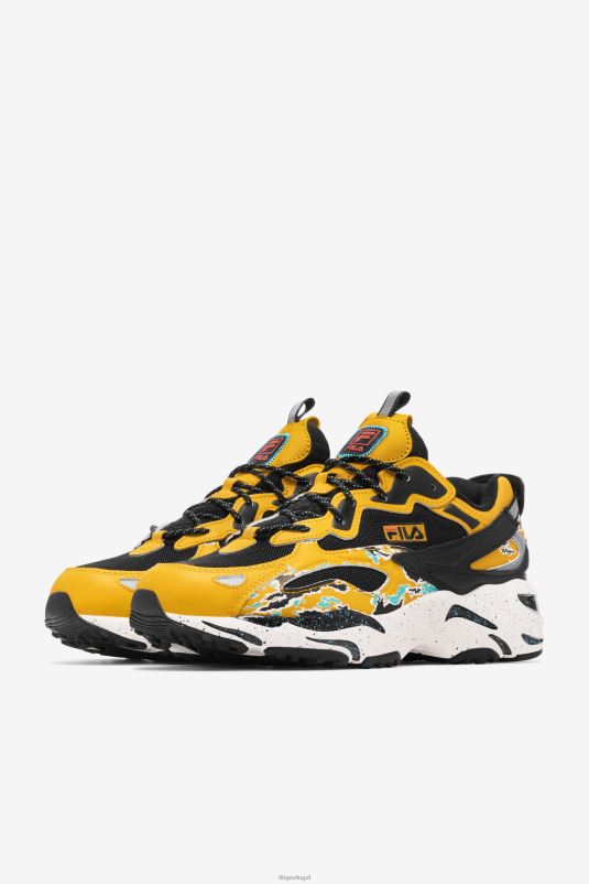 PPH0J170 haste preta/dourada/branca FILA ray tracer masculino apex fila preto/dourado/branco