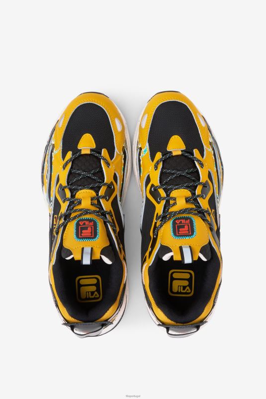 PPH0J170 haste preta/dourada/branca FILA ray tracer masculino apex fila preto/dourado/branco