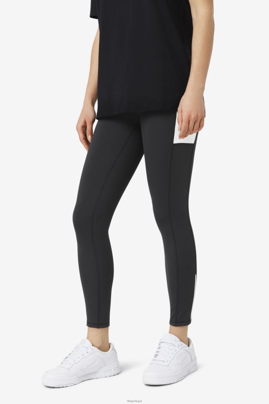 PPH0J1706 preto FILA legging finamente performance fila preta