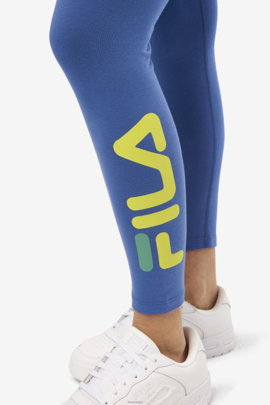 PPH0J1711 cobalto brilhante FILA legging fila elora cobalt