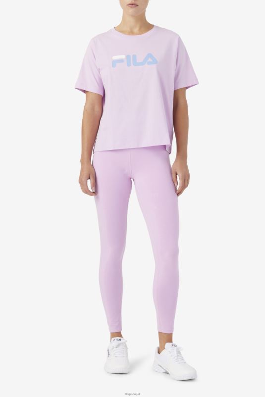 PPH0J1716 orquídea/azul/branco FILA legging orquídea/azul/branca elora fila