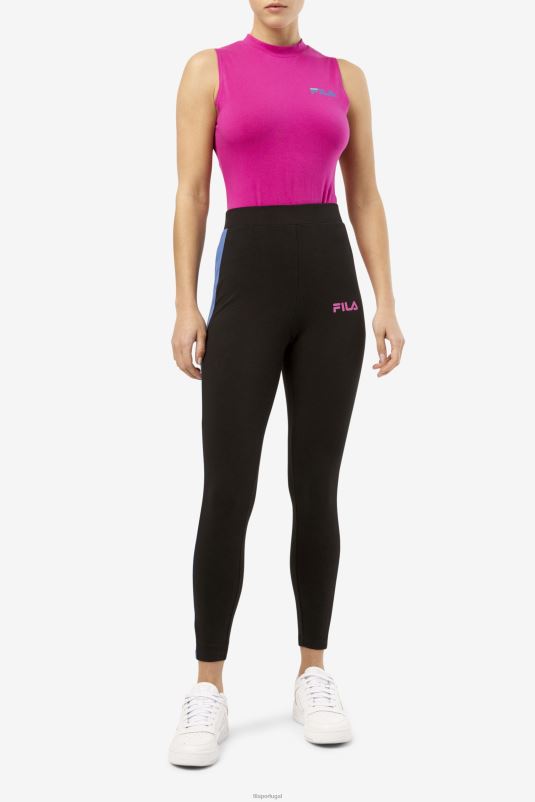 PPH0J1718 preto FILA legging fila preta
