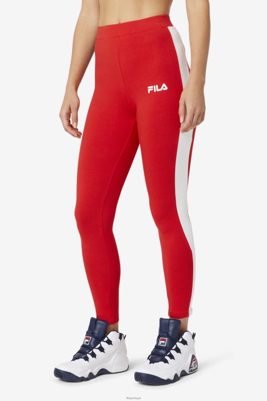 PPH0J1723 vermelho FILA legging fila mercy vermelha