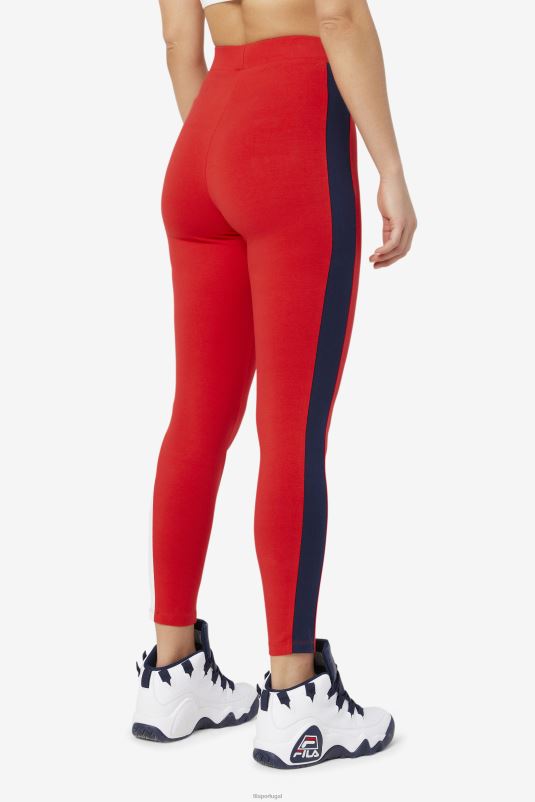 PPH0J1723 vermelho FILA legging fila mercy vermelha