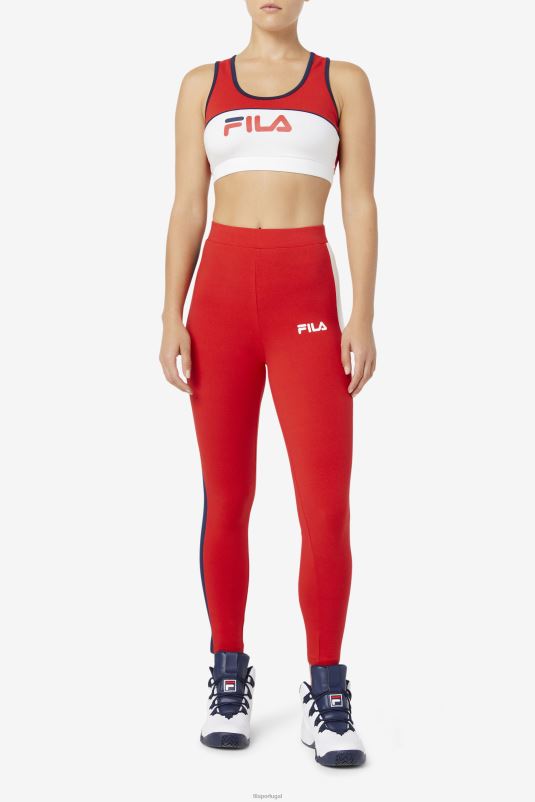PPH0J1723 vermelho FILA legging fila mercy vermelha