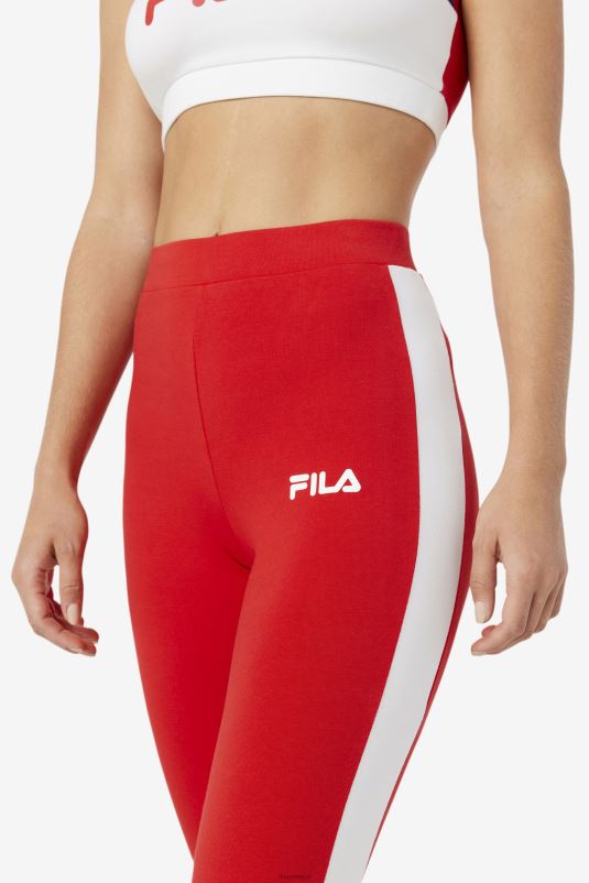 PPH0J1723 vermelho FILA legging fila mercy vermelha