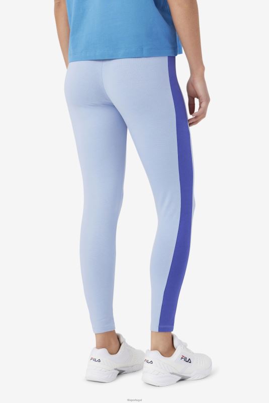PPH0J1724 azul/branco/azul FILA legging misericórdia fila azul/branco/azul