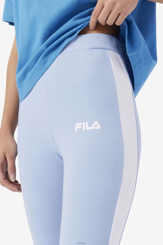 PPH0J1724 azul/branco/azul FILA legging misericórdia fila azul/branco/azul