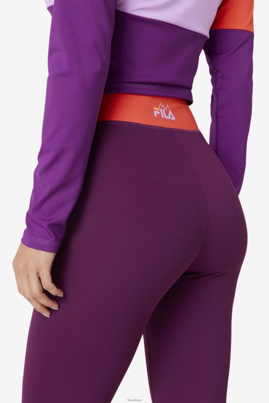 PPH0J1735 carisma/pétala de açafrão/caiena FILA legging fila marnie base layer carisma/pétala de açafrão/caiena