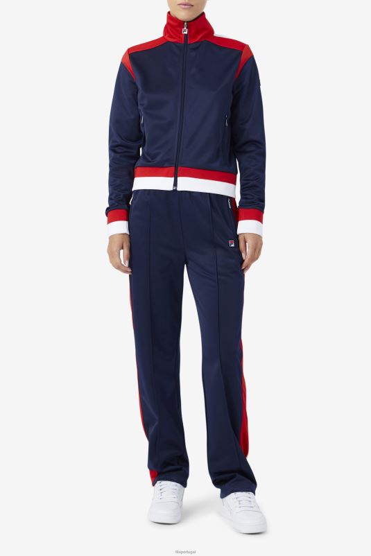PPH0J1760 marinho/vermelho/branco FILA jaqueta arenosa fila azul marinho/vermelho/branco