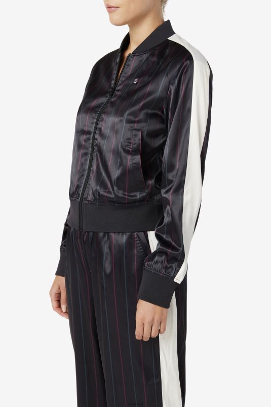 PPH0J1778 preto/tofu FILA jaqueta farah satin fila black/tofu