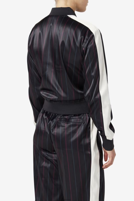 PPH0J1778 preto/tofu FILA jaqueta farah satin fila black/tofu