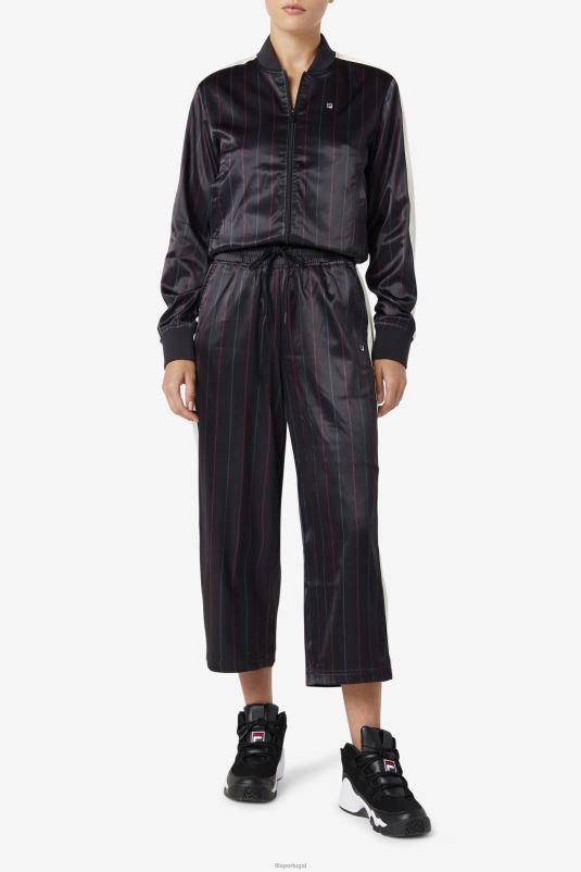 PPH0J1778 preto/tofu FILA jaqueta farah satin fila black/tofu