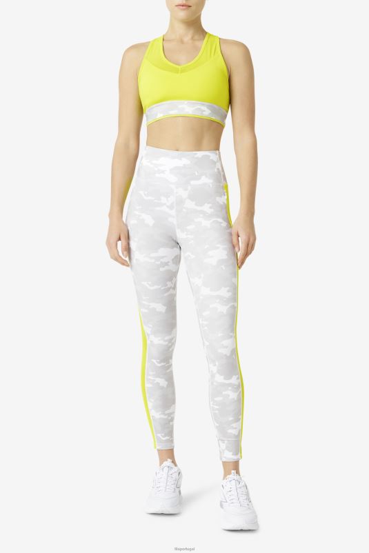 PPH0J1807 enxofre FILA fila uplift racerback bra top enxofre