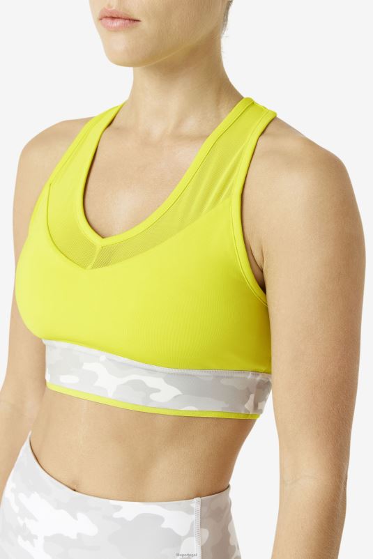 PPH0J1807 enxofre FILA fila uplift racerback bra top enxofre