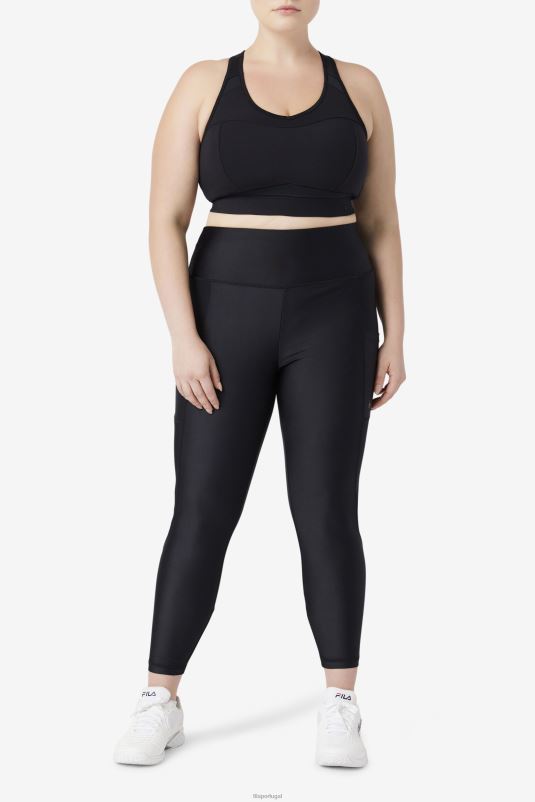 PPH0J1837 preto FILA sutiã esportivo fila uplift racerback preto