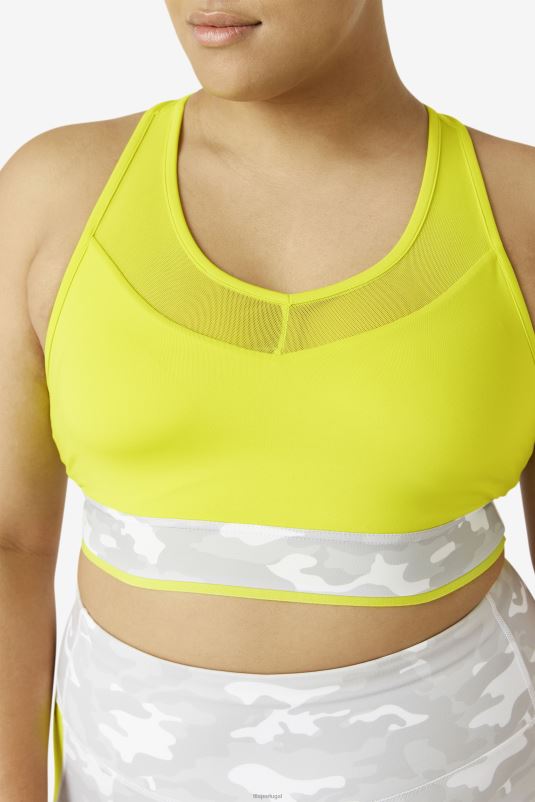 PPH0J1851 enxofre FILA enxofre fila uplift racerback bra top