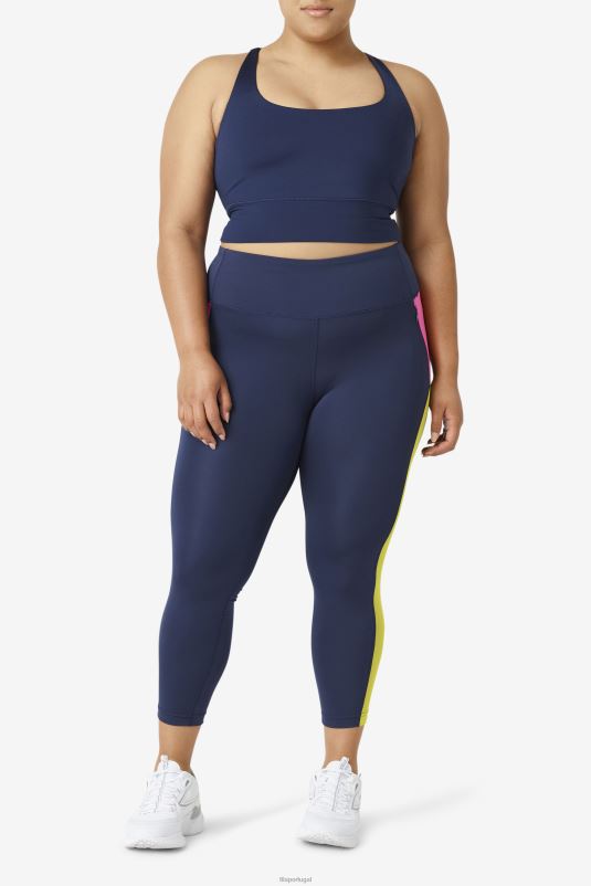 PPH0J1857 marinha FILA sutiã fila uplift cross back azul marinho