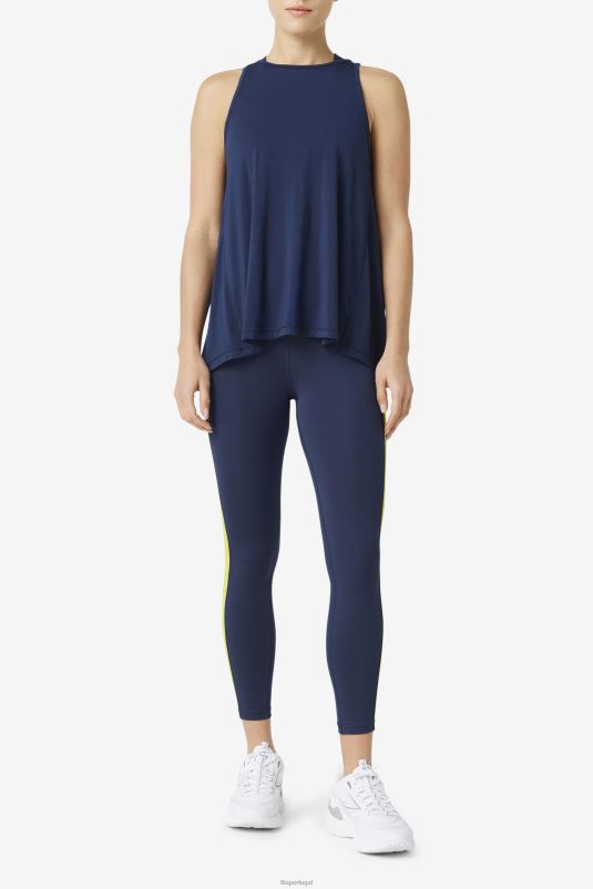 PPH0J1864 marinha FILA fila tank top fi-lux azul marinho