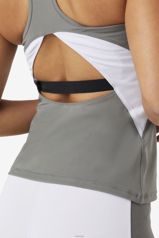 PPH0J1873 gárgula/azul lavanda FILA fila uplift open racerback regata gárgula/azul lavanda