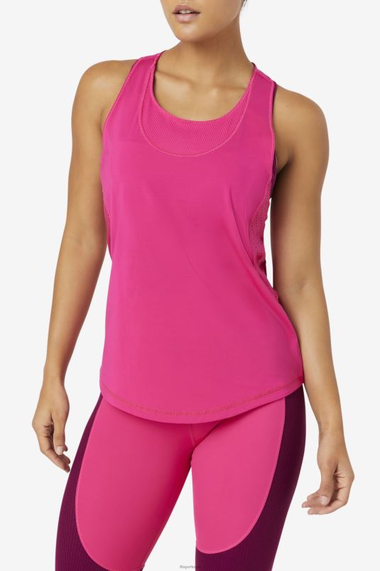 PPH0J1882 brtrosa FILA fila brtpink uplift regata racerback texturizada