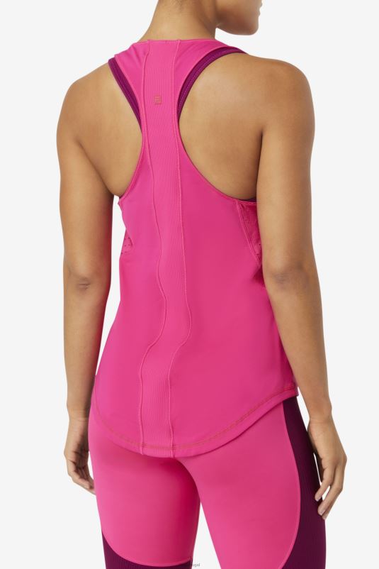 PPH0J1882 brtrosa FILA fila brtpink uplift regata racerback texturizada