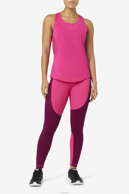 PPH0J1882 brtrosa FILA fila brtpink uplift regata racerback texturizada