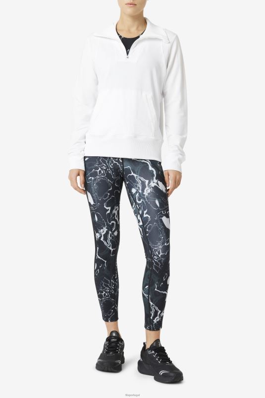 PPH0J1894 branco FILA fila branco fi-lux half zip