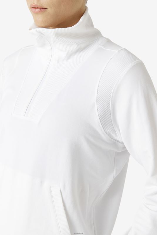 PPH0J1894 branco FILA fila branco fi-lux half zip