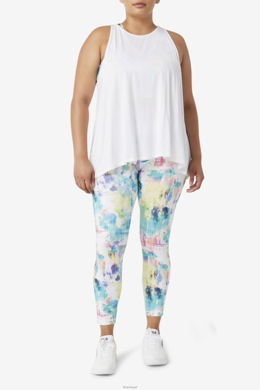 PPH0J1911 branco FILA blusa fila fi-lux open back branca