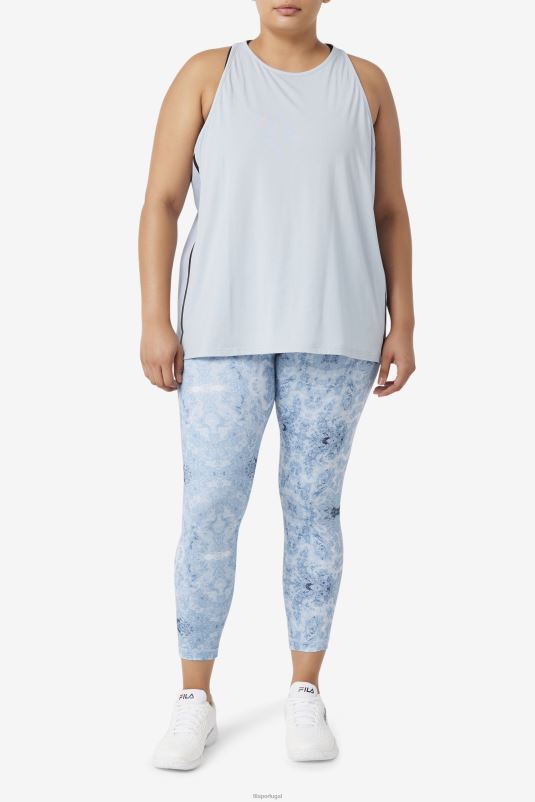 PPH0J1936 nevoeiro azul/preto FILA blusa fila azul fog/preta fi-lux solta