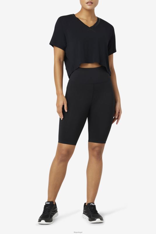 PPH0J1938 preto FILA short bike fila preto forza 8inch