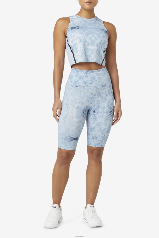 PPH0J1944 névoa azul FILA short de bicicleta blue fog forza 8inch fila