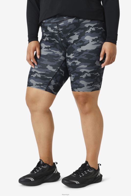 PPH0J1951 camuflagem escura FILA short fila forza 8inch bike preto camuflado