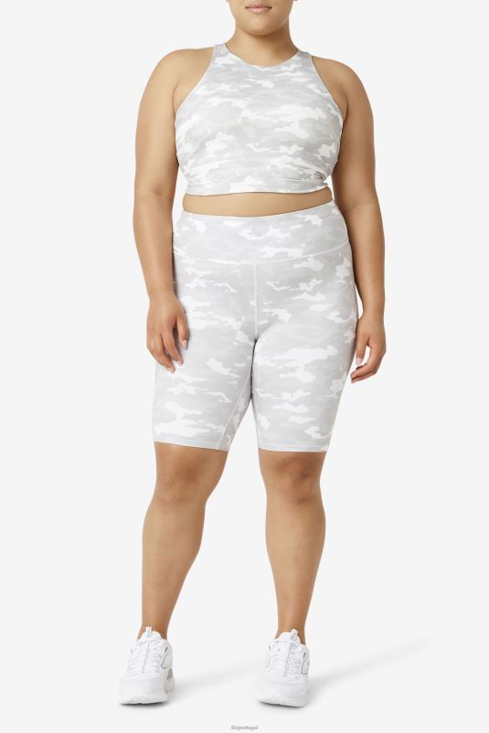 PPH0J1954 branco FILA short bike fila branco forza 8inch