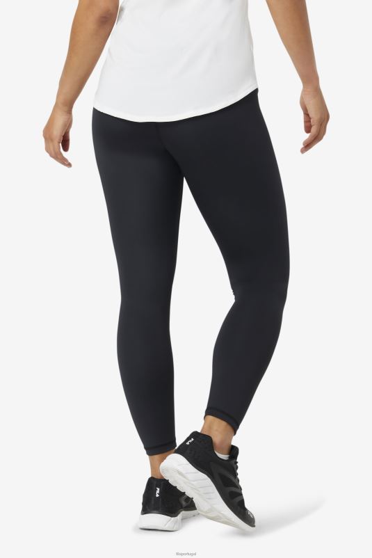 PPH0J1970 preto FILA legging forza elegante 7/8 fila preto