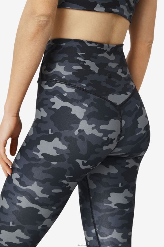 PPH0J1972 camuflado escuro/preto FILA legging fila dark camo/preto forza elegante 7/8