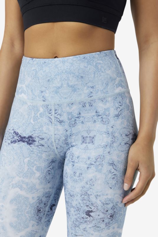 PPH0J1974 impressão de névoa azul FILA legging azul fog print forza elegante 7/8 fila
