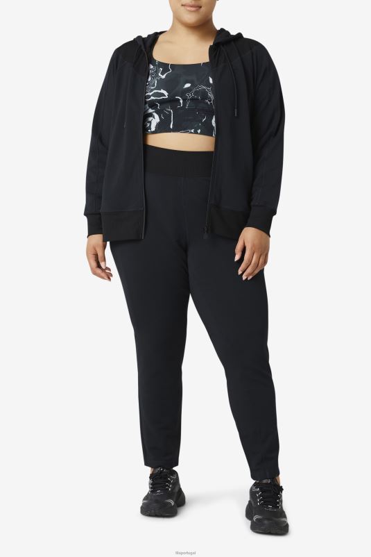 PPH0J1998 preto FILA calça fila preta fi-lux slim leg