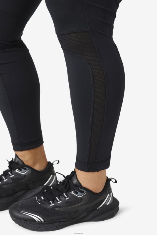 PPH0J1999 preto FILA legging fila forza color block preta