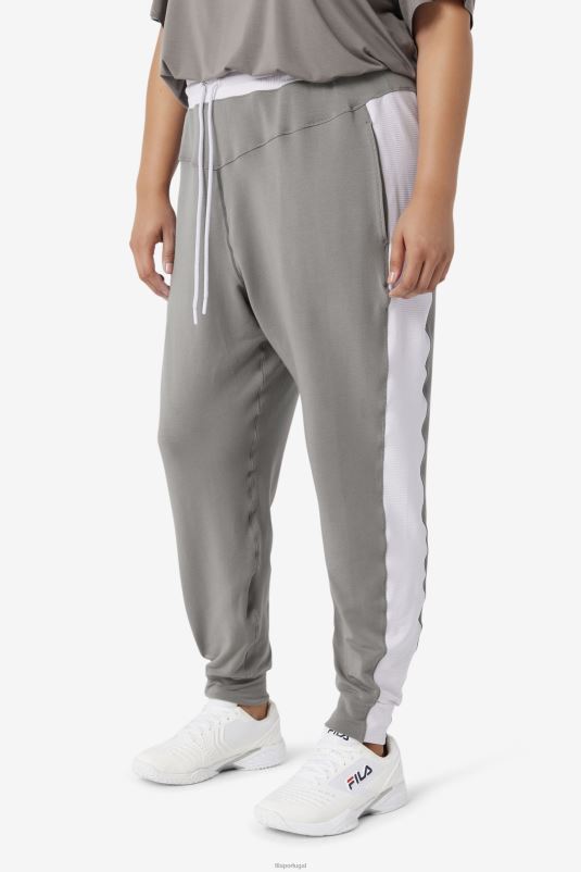 PPH0J2012 gárgula/azul lavanda FILA fi-lux texturizado jogger fila gargoyle/azul lavanda