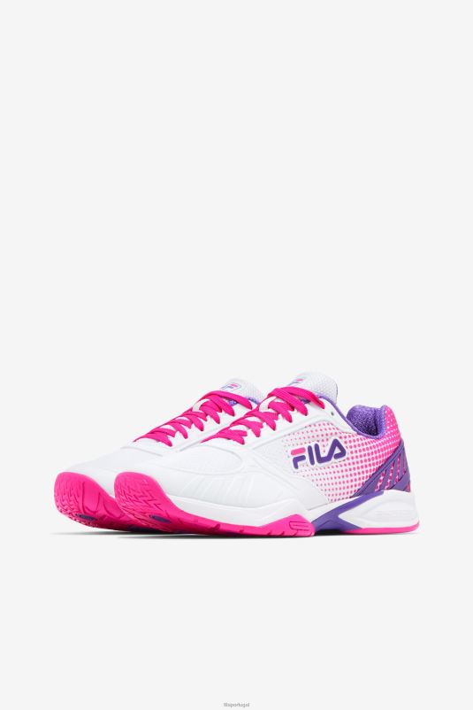 PPH0J2048 branco/rosa glo/roxo FILA voleibol feminino fila fila branco/rosa glo/roxo