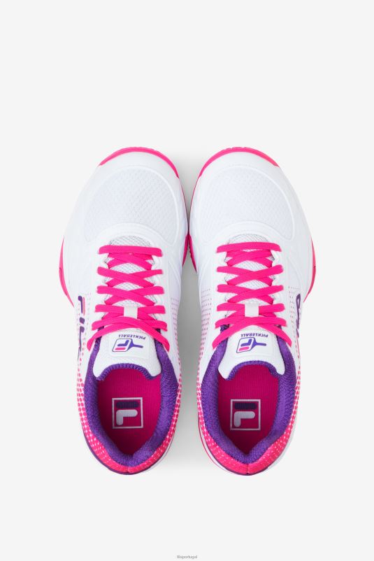 PPH0J2048 branco/rosa glo/roxo FILA voleibol feminino fila fila branco/rosa glo/roxo