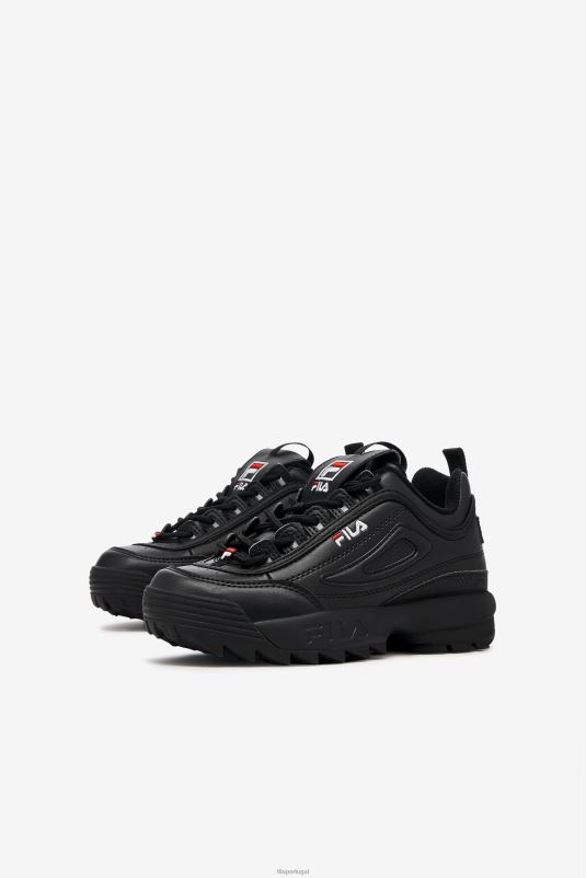 PPH0J2191 Preto branco FILA fila disruptor 2 infantil preto e branco