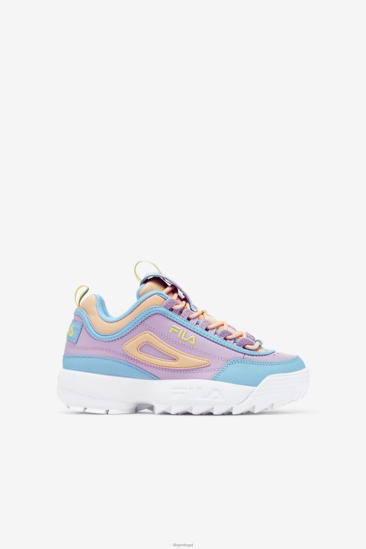 PPH0J2196 azul/branco/orquídea FILA disruptor 2 premium fila azul/branco/orquídea infantil