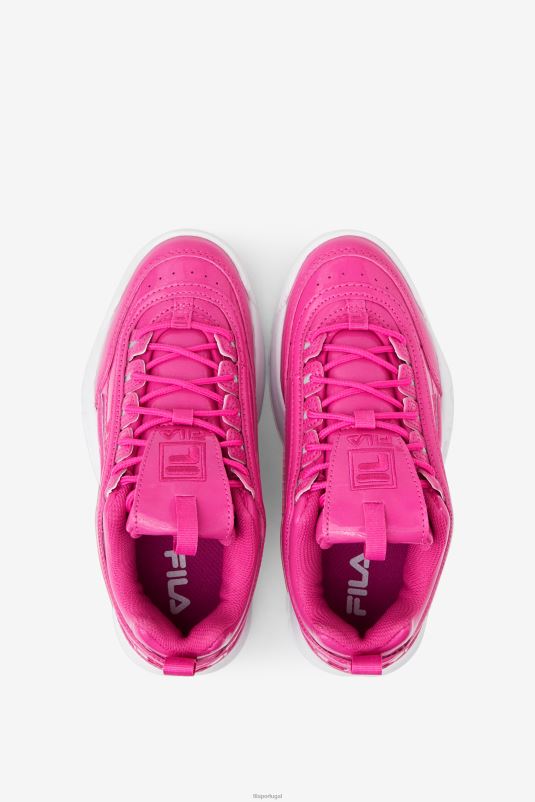PPH0J2201 roxo/iridescente/iridescente FILA disruptor 2 premium infantil fila roxo/iridescente/iridescente