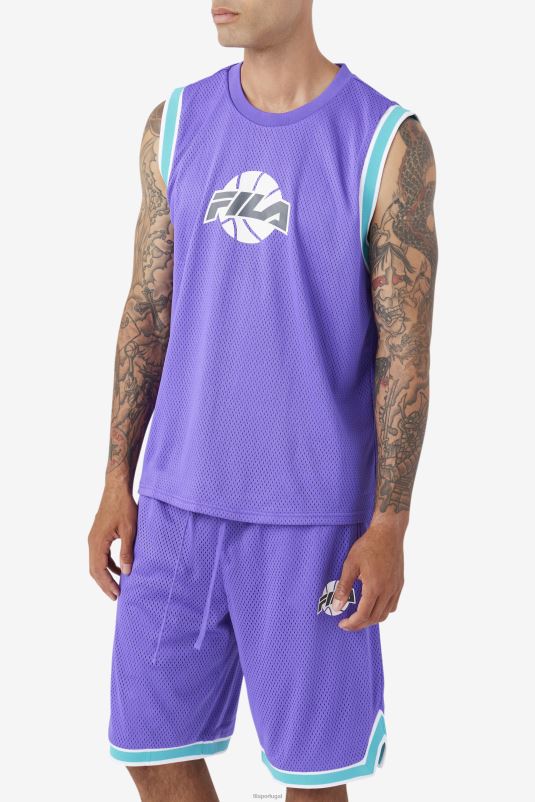 PPH0J221 roxo/cerâmica/branco/sombra FILA camisa de basquete ovi roxa/cerâmica/branca/shadow fila