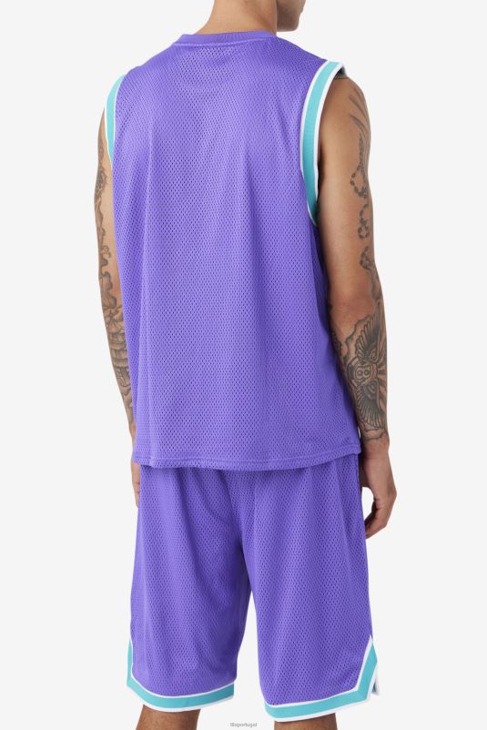 PPH0J221 roxo/cerâmica/branco/sombra FILA camisa de basquete ovi roxa/cerâmica/branca/shadow fila