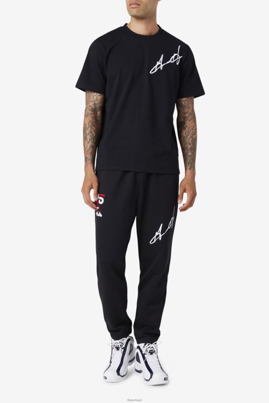PPH0J227 preto FILA grant hill cormac camiseta fila preta